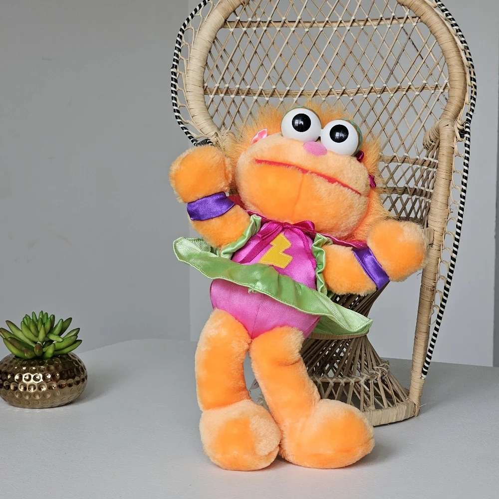 Vintage 1997 Sesame Street Zoe Plush TYCO 12” Super Muppet Rare Toy